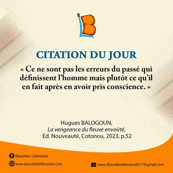 Le passé sera votre professeur si vous apprenez de lui.