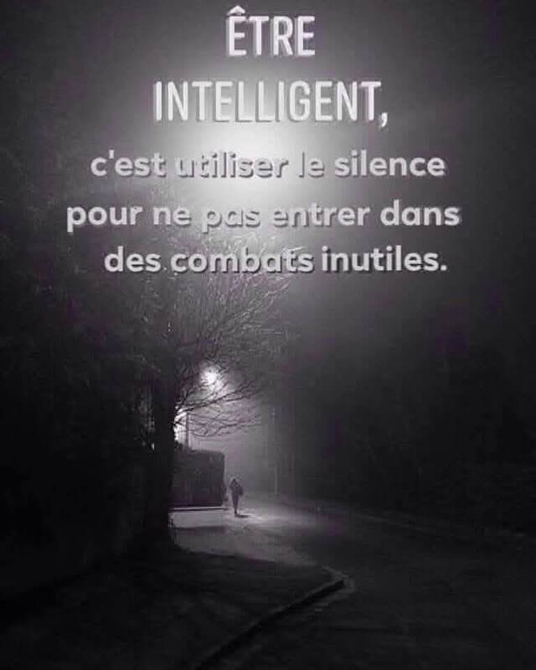 Il faut apprendre à se taire quand il le faut.