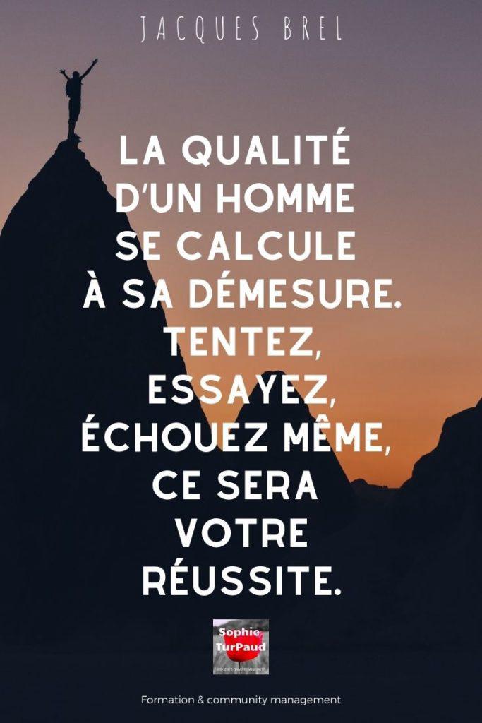 Les efforts c'est nous, les résultats c'est Dieu