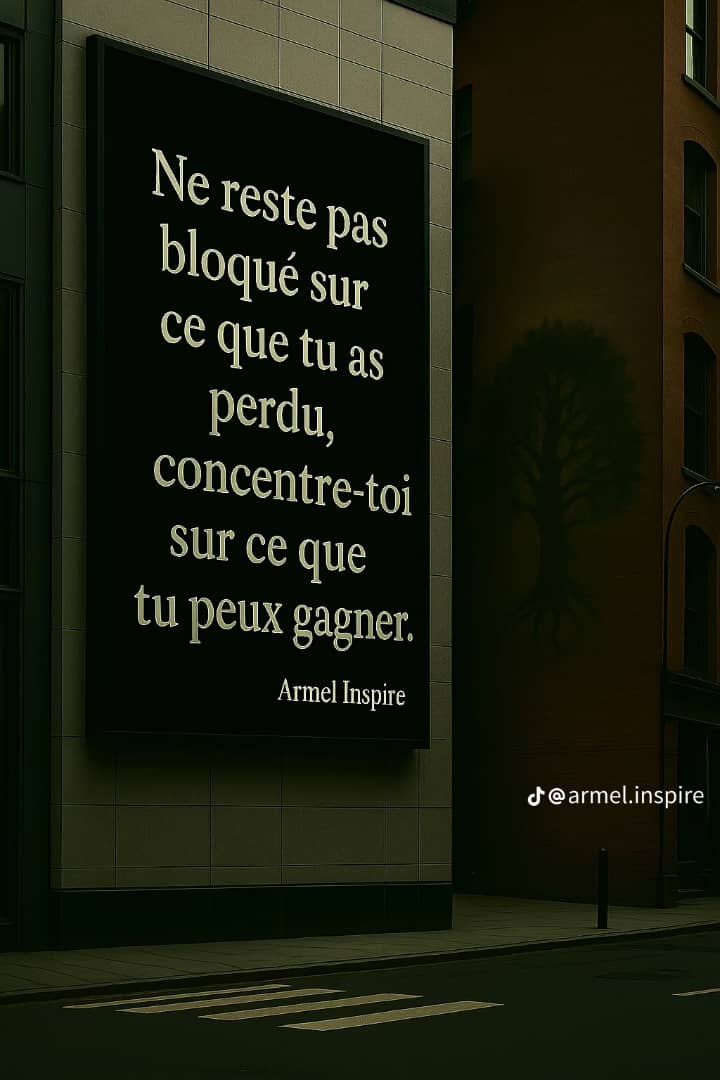 Quelle que soit la raison ou la peur, il va falloir la dépasser.