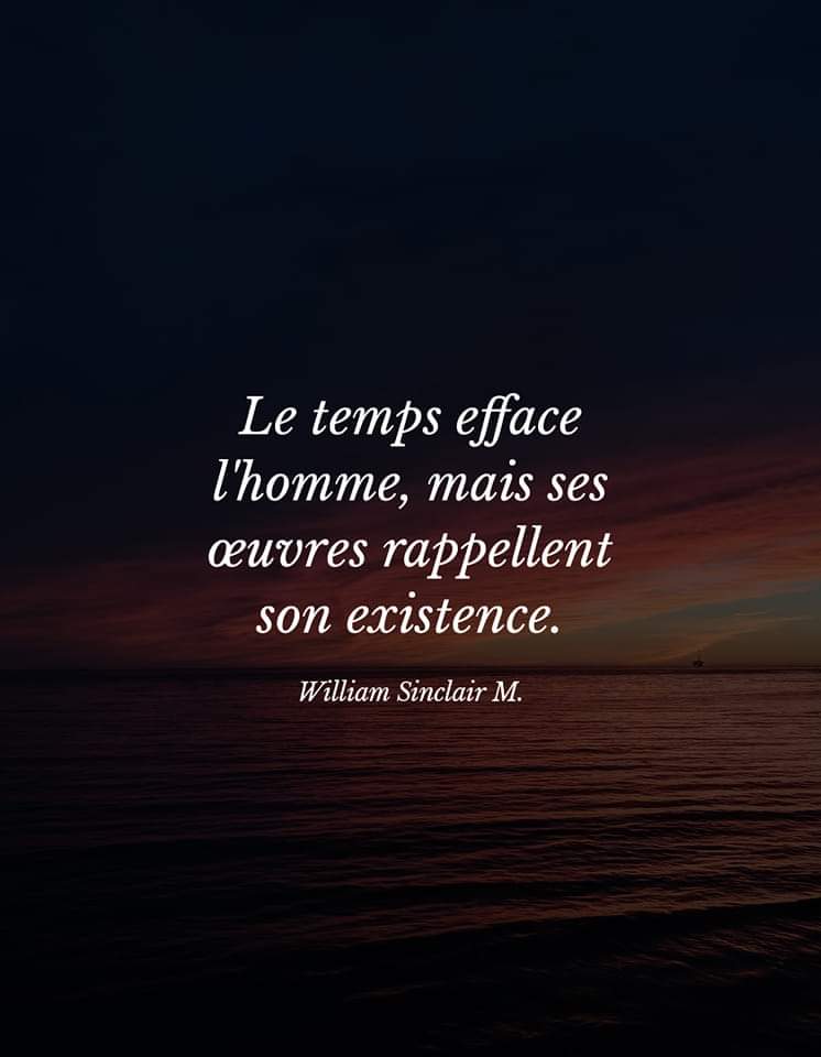 C'est seulement ce que tu as semé que tu récolteras le moment venu.